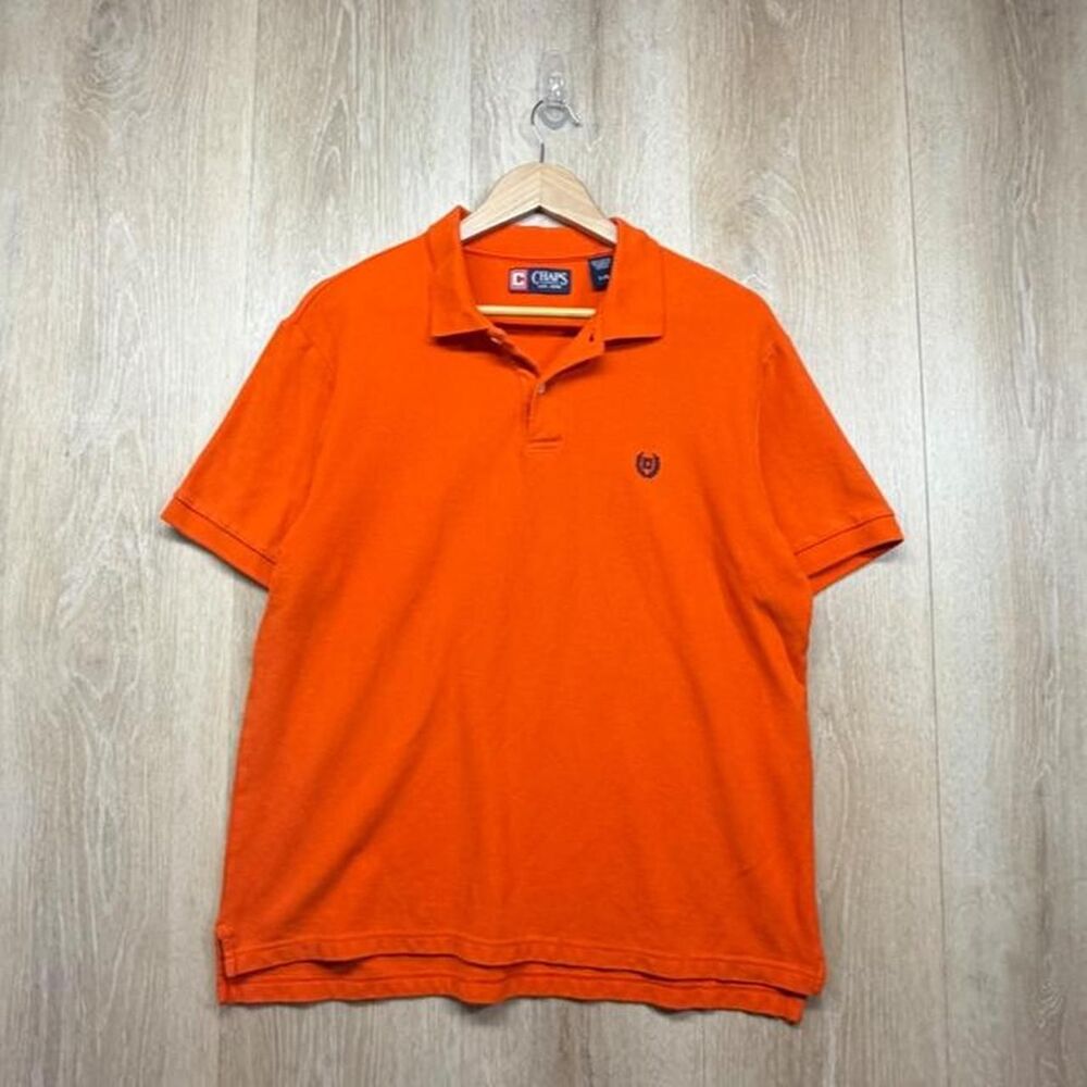 Chaps Men's Orange Polo-shirts